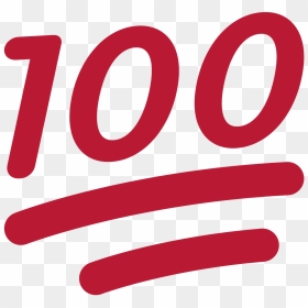 100 Emoji Twitter, HD Png Download - emoji 100 png