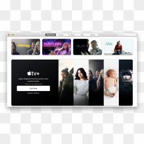 Apple Tv"s Watch Now Screen - Website, HD Png Download - apple tv icon png