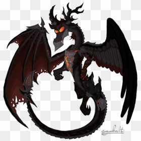 Dragon, Hd Png Download - Fusion Discord And Bill Cipher, Transparent Png - deathwing png