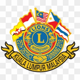 District Twinning Anniversary - Lions Club International, HD Png Download - lions club logo png