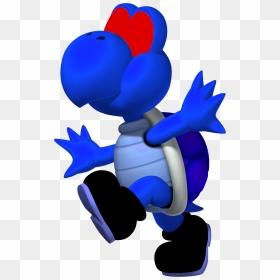Dark Koopa Troopa - Koopa Troopa, HD Png Download - mario clouds png