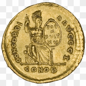 Sophia Moss Quality - Solidus (coin) Of Emperor Theodosius, HD Png Download - pixel coin png