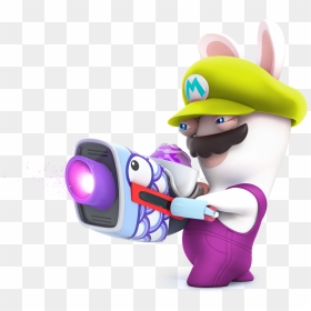 Sb2 Rabbid Mario Recolor 5 , Png Download - Mario Rabbids Kingdom Battle Rabbid Mario, Transparent Png - rabbid png