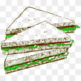 Three Sandwiches Clip Arts - Sandwiches Drawing, HD Png Download - sandwiches png