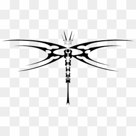 Dragonfly Tattoos Transparent - Tribal Dragonfly Tattoos Meaning, HD Png Download - dragon fly png