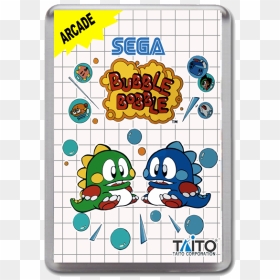 Bubble Bobble Master System, HD Png Download - sega master system png