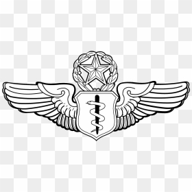 Usaf Command Flight Surgeon Badge-historical - Air Force Pilot Badge, HD Png Download - pilot wings png