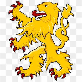 Red Lion In Heraldry, HD Png Download - lion crest png