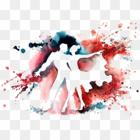 Beautiful And Ballet Men Illustration Dancer Tango - Beautiful Dancer Watercolor Painting, HD Png Download - tango png