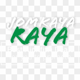 Jom Kaya Raya Upcoming Raya Promotions For Involveasia - Raya Promotion Text Png, Transparent Png - promotion png
