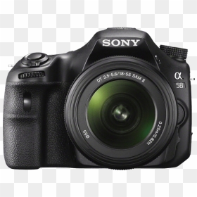 Sony Alpha Slt A58k Kit 18 55mm Ii, HD Png Download - camara fotografica png