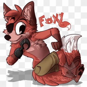 Fnaf - Foxy - Cartoon, HD Png Download - fnaf foxy png
