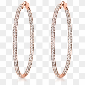 Earrings, HD Png Download - hoop earring png