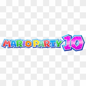 Mario Party 10 Logo - Mario Party 10 Title, HD Png Download - mario party png