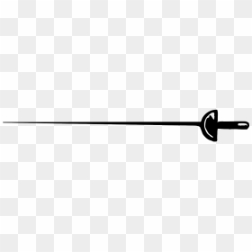 Fencing Foil Sword Logo, HD Png Download - rapier png