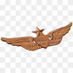 Cnc Military Emblems Us Army Qualification Badge Models - United States Aviator Badge, HD Png Download - pilot wings png