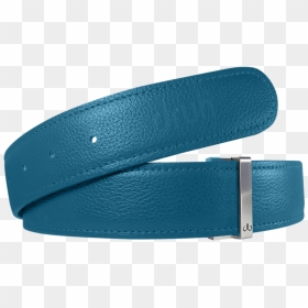 Aqua Full Grain Textured Leather Belt - Belt, HD Png Download - leather strap png