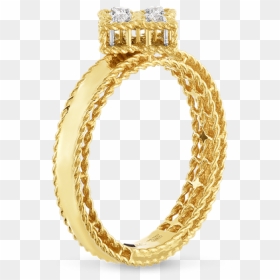 Roberto Coin Small Ring With Diamonds - Engagement Ring, HD Png Download - hoop earring png