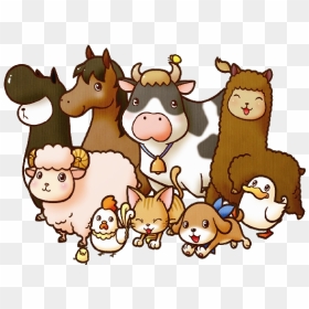 Farm Animals Clipart Png - Farm Animals Cartoon Png, Transparent Png - animal clipart png