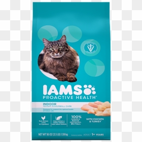 Iams Proactive Health Adult Indoor Weight & Hairball - Iams Cat Food Indoor Weight And Hairball, HD Png Download - cat food png