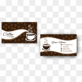 Coffee Shop Business Card - Coffee Shop Name Card, HD Png Download - coffee shop png
