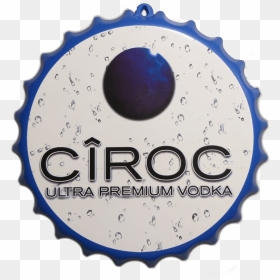 Tampa Garrafa Decorativa 27 Cm Ciroc - Vodka Ciroc Logo Png, Transparent Png - ciroc logo png