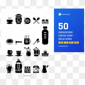 Smashicons Coffee Shop - Graphic Design, HD Png Download - coffee shop png