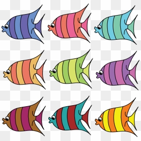 Sea Creature Clipart - Color Printable Fish Template, HD Png Download - ocean clipart png