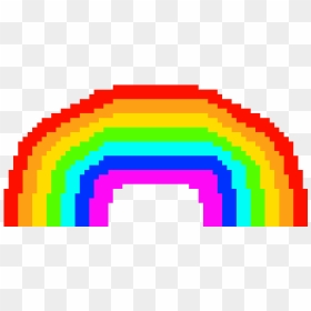 Parachute Pixel Art, HD Png Download - rainbows png