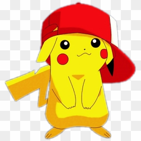 Pikachu With Red Hat, HD Png Download - pokemon pikachu png