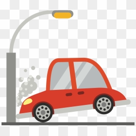 Car Accident Clipart Png Png Black And White Download - Car Accident Cartoon Png, Transparent Png - vehicle png