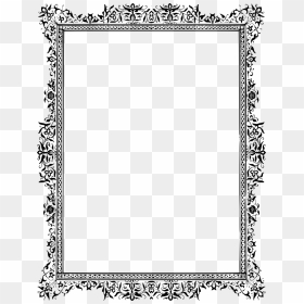 Grey Frame Png Photo - Seashell Page Border, Transparent Png - old photo border png