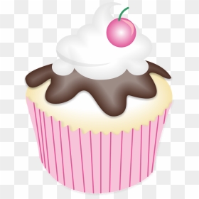 Cupcake, HD Png Download - pink cupcake png