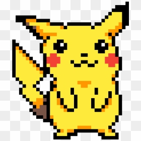 Pikachu Pixel Art, HD Png Download - pokemon pikachu png