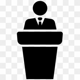 Businessman Presenter Comments - Seminar Icon Png, Transparent Png - businessman icon png