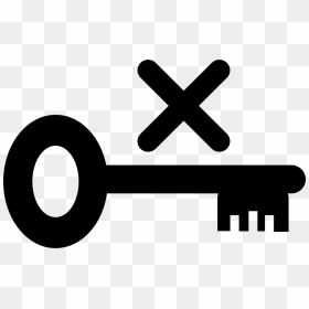 Key With Cross Sign - Circle, HD Png Download - cross sign png