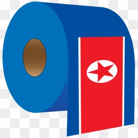 North Korea"s Own Toilet Toll Clip Arts - North Korea Flag Toilet Paper, HD Png Download - north korea png