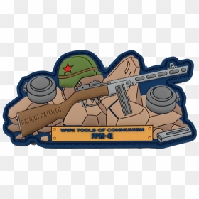 Wwii Guns - Russian Ppsh-41 - Patch - Benchrest Shooting, HD Png Download - ppsh png