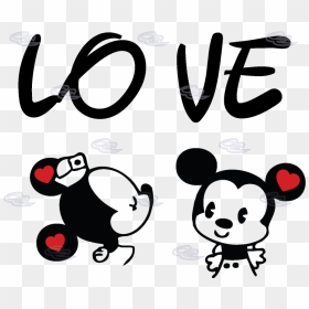 Thumb Image - Mickey Mouse Y Minnie Love, HD Png Download - mickey and minnie png