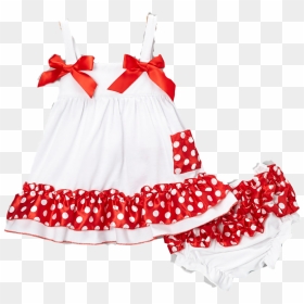 Whimsical Dress Bow Clipart Clip Library Red And White - Vestidos Paera Niñas, HD Png Download - dress clipart png