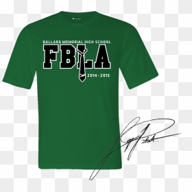 Ballard Memorial High School T-shirt Design - Active Shirt, HD Png Download - fbla logo png