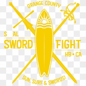Socal Sword Fight Yellow - Sweet Earth Awesome Burger Logo, HD Png Download - rapier png