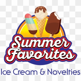 Summer Favorites Ice Cream And Novelties Logo - Ice Cream Novelties, HD Png Download - promotion png