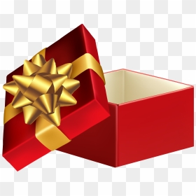 Christmas Present Box Png, Transparent Png - christmas present clipart png