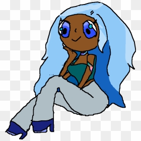 Cool As The Ocean Girl - Cartoon, HD Png Download - ocean clipart png