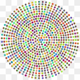 Symmetry,area,text - Circle Dot Pattern Png, Transparent Png - halftone dots png