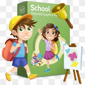 Clip Art, HD Png Download - school vector png