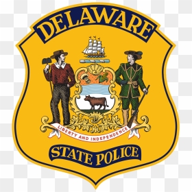 Transparent Police Shield Png - Delaware State Police Logo, Png Download - police shield png