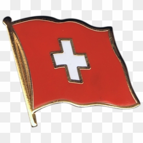 Switzerland Flag Pin, Badge - Draw A Simple Mexican Flag, HD Png Download - switzerland flag png