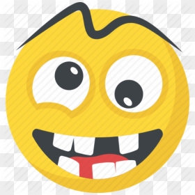 Crazy Face Smiley Smiley 2 Vectors Market Free Clip - Transparent Background Crazy Emoji Png, Png Download - crazy emoji png